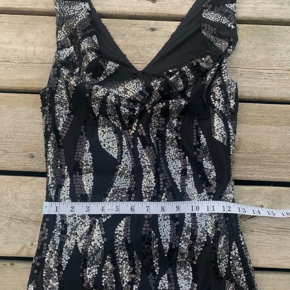 Le Chateau Black Sequin Mini Dress - Size S/P - Picture 5 of 5